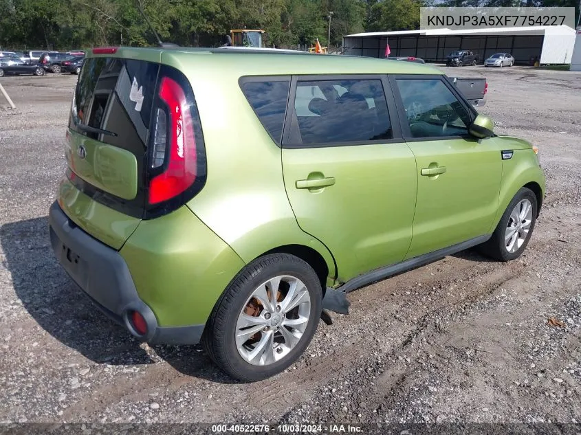 KNDJP3A5XF7754227 2015 Kia Soul +