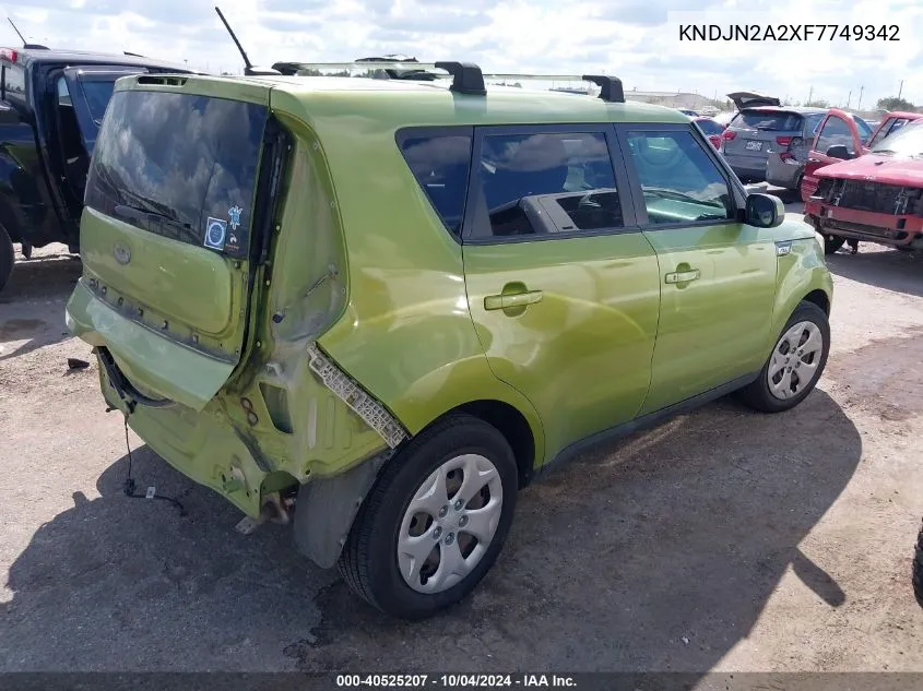 KNDJN2A2XF7749342 2015 Kia Soul