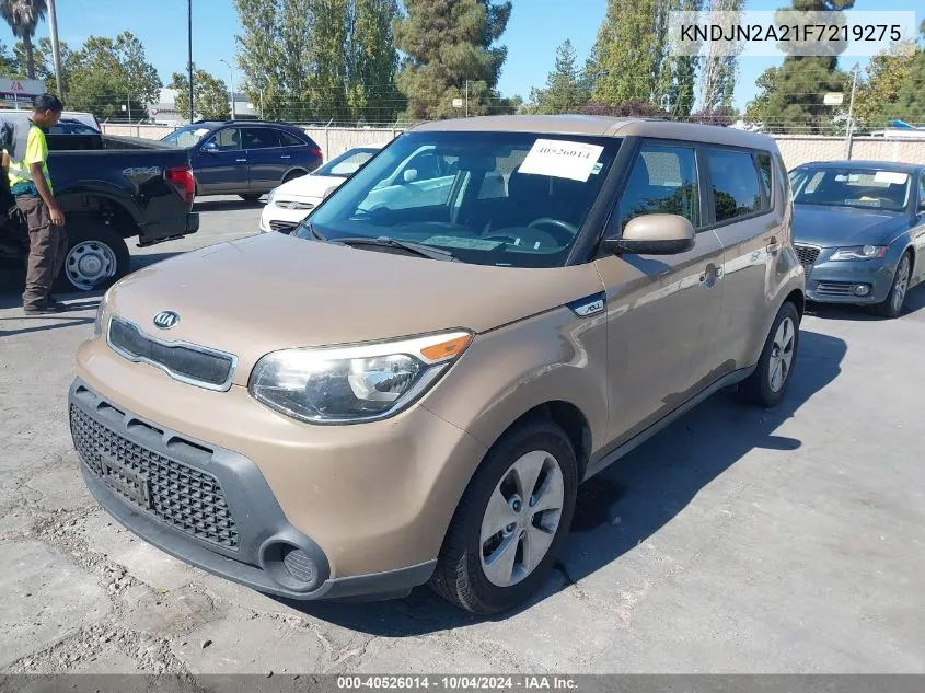 2015 Kia Soul VIN: KNDJN2A21F7219275 Lot: 40526014