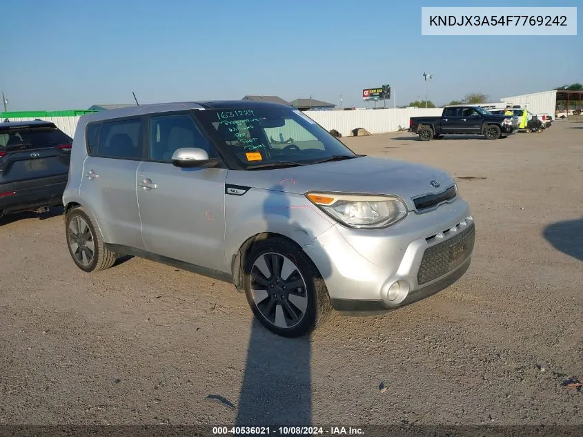 2015 Kia Soul ! VIN: KNDJX3A54F7769242 Lot: 40536021