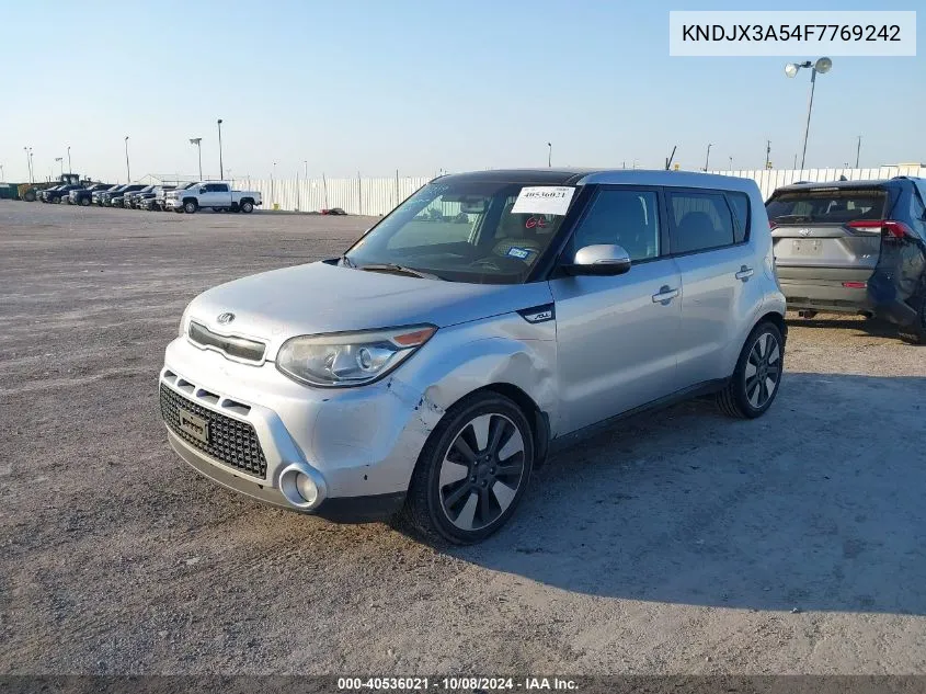 2015 Kia Soul ! VIN: KNDJX3A54F7769242 Lot: 40536021