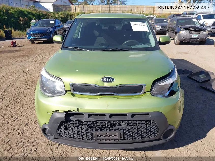 2015 Kia Soul VIN: KNDJN2A21F7759497 Lot: 40558244