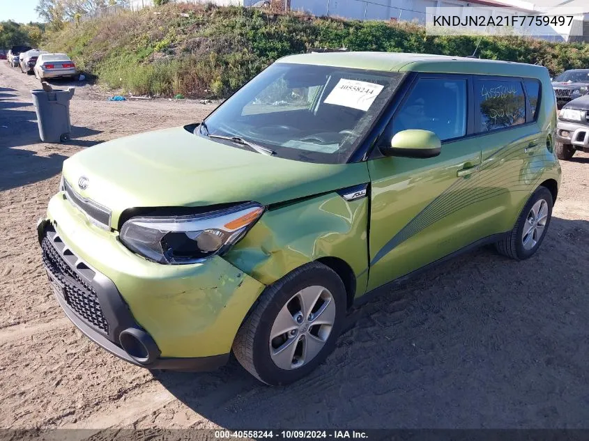 2015 Kia Soul VIN: KNDJN2A21F7759497 Lot: 40558244