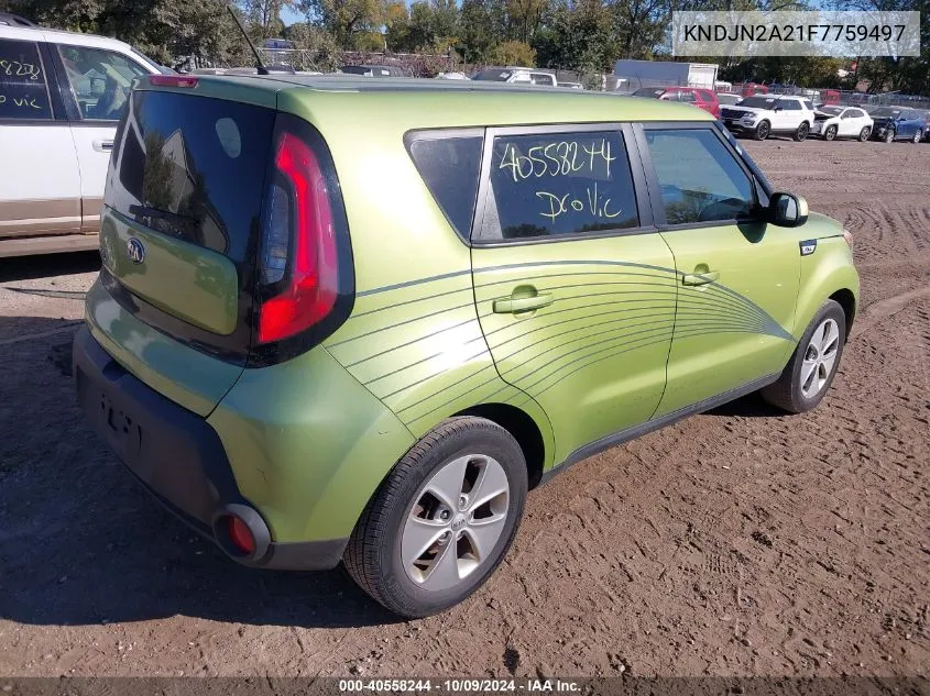 2015 Kia Soul VIN: KNDJN2A21F7759497 Lot: 40558244