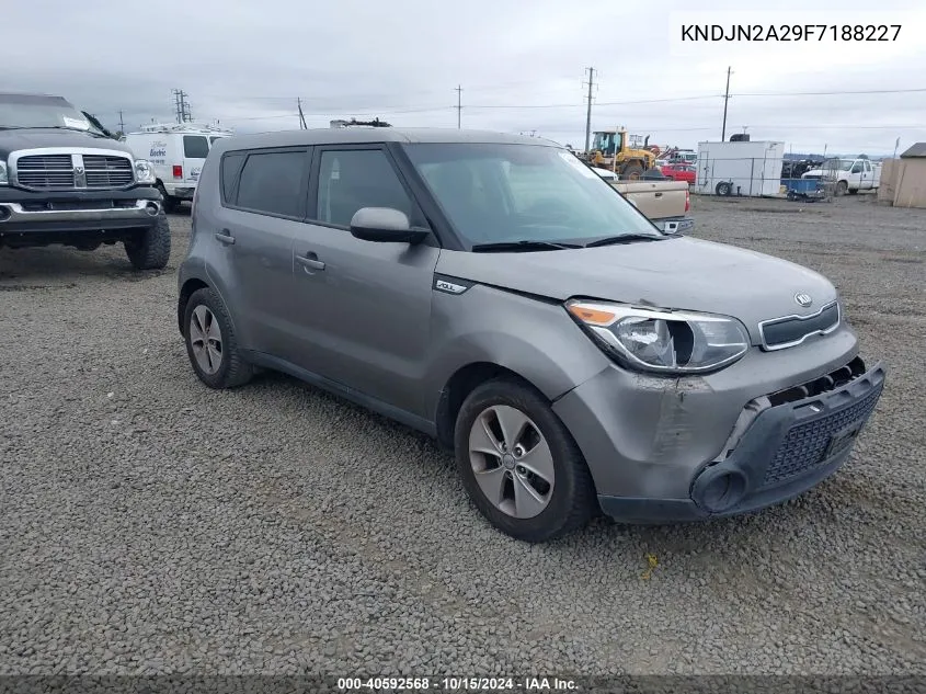 2015 Kia Soul VIN: KNDJN2A29F7188227 Lot: 40592568