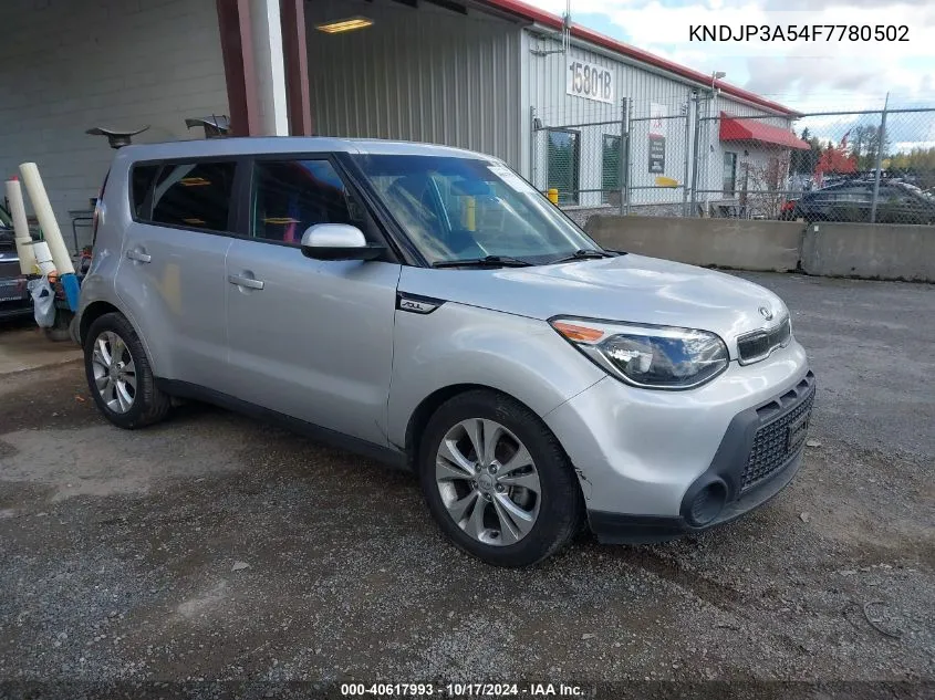 2015 Kia Soul + VIN: KNDJP3A54F7780502 Lot: 40617993