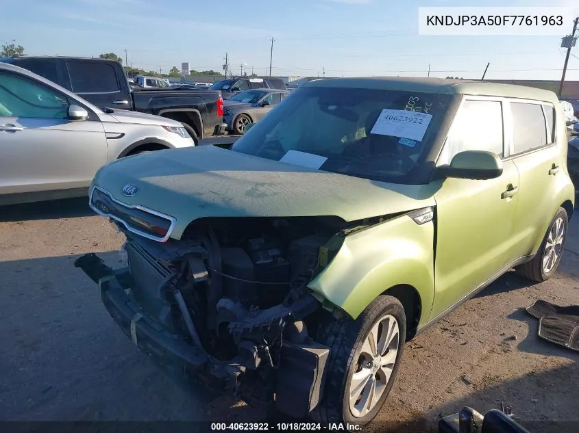 2015 Kia Soul + VIN: KNDJP3A50F7761963 Lot: 40623922