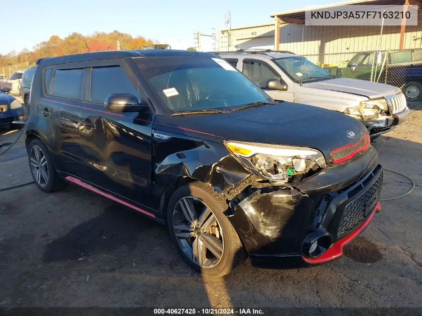 2015 Kia Soul + VIN: KNDJP3A57F7163210 Lot: 40627425