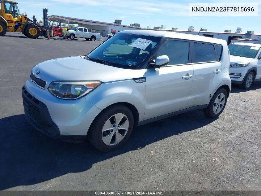 2015 Kia Soul VIN: KNDJN2A23F7815696 Lot: 40630567