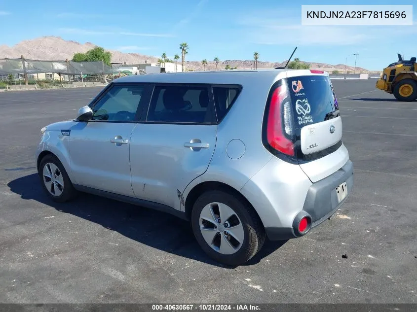 2015 Kia Soul VIN: KNDJN2A23F7815696 Lot: 40630567