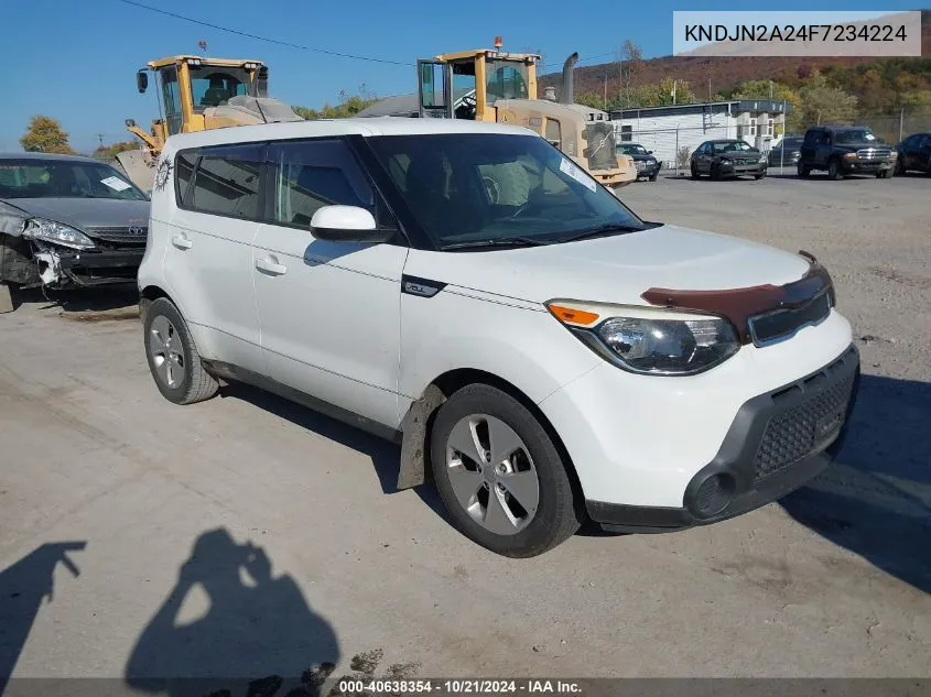 2015 Kia Soul VIN: KNDJN2A24F7234224 Lot: 40638354