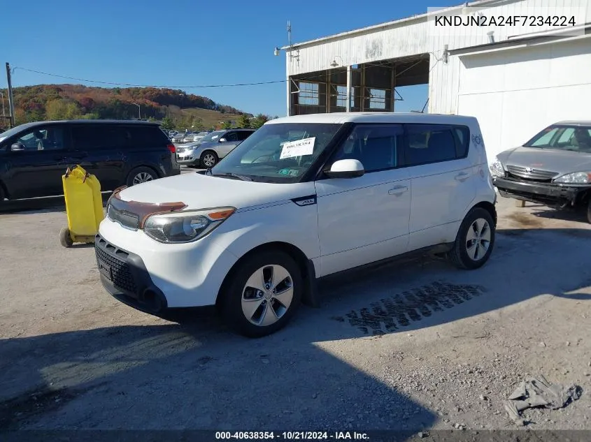 2015 Kia Soul VIN: KNDJN2A24F7234224 Lot: 40638354