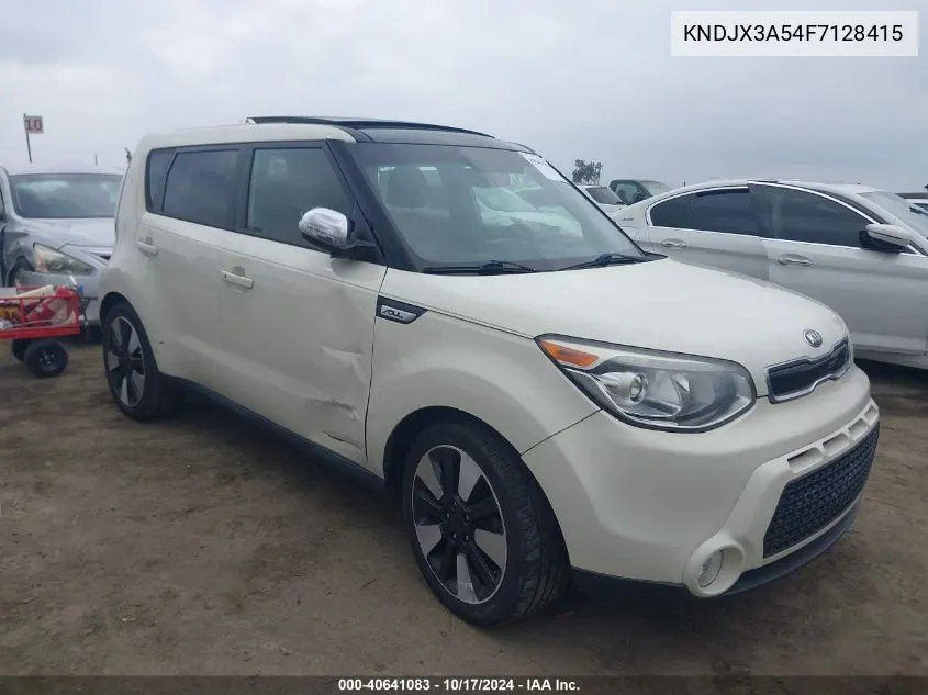 2015 Kia Soul ! VIN: KNDJX3A54F7128415 Lot: 40641083