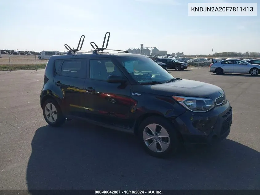 2015 Kia Soul VIN: KNDJN2A20F7811413 Lot: 40642887