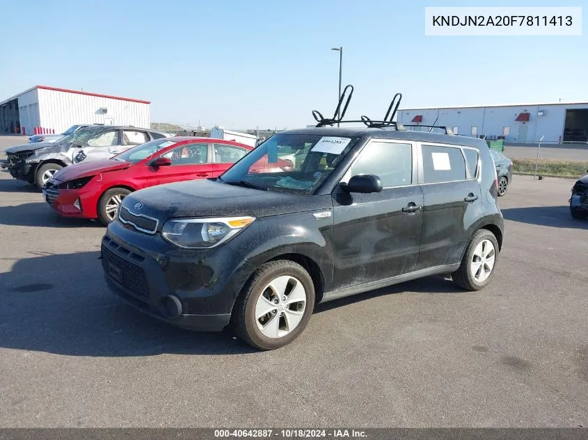 2015 Kia Soul VIN: KNDJN2A20F7811413 Lot: 40642887