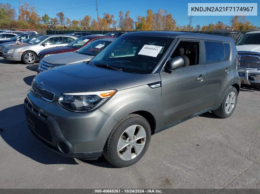 2015 Kia Soul VIN: KNDJN2A21F7174967 Lot: 40668261