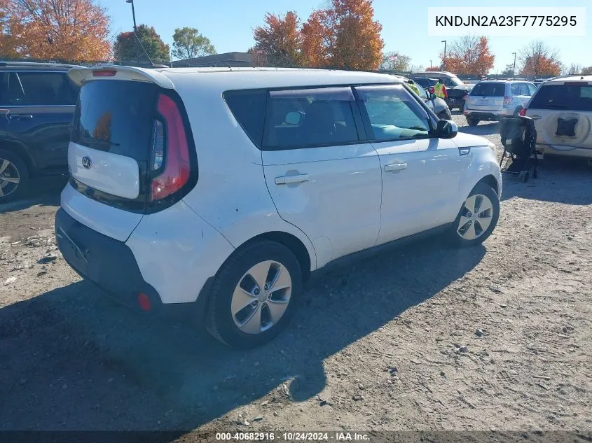 2015 Kia Soul VIN: KNDJN2A23F7775295 Lot: 40682916