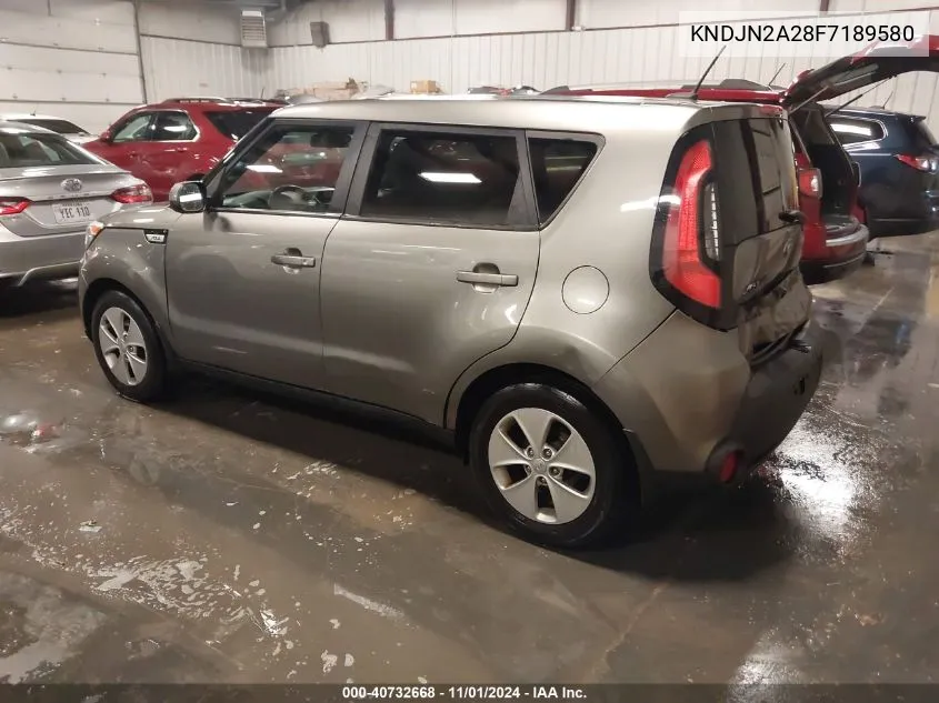 2015 Kia Soul VIN: KNDJN2A28F7189580 Lot: 40732668