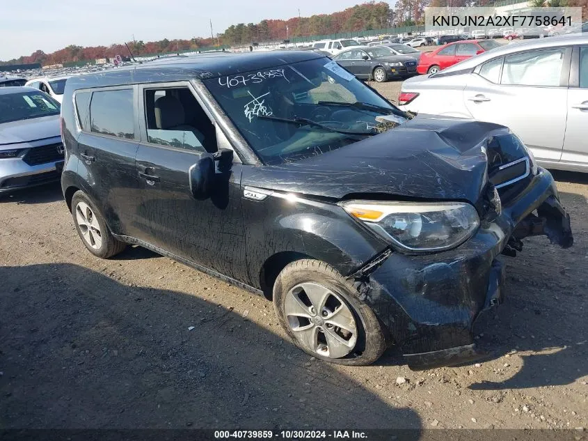 2015 Kia Soul VIN: KNDJN2A2XF7758641 Lot: 40739859