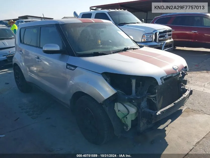 2015 Kia Soul VIN: KNDJN2A29F7757013 Lot: 40751559