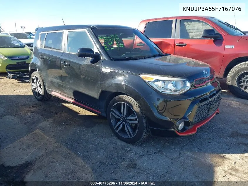 2015 Kia Soul + VIN: KNDJP3A55F7167076 Lot: 40775286