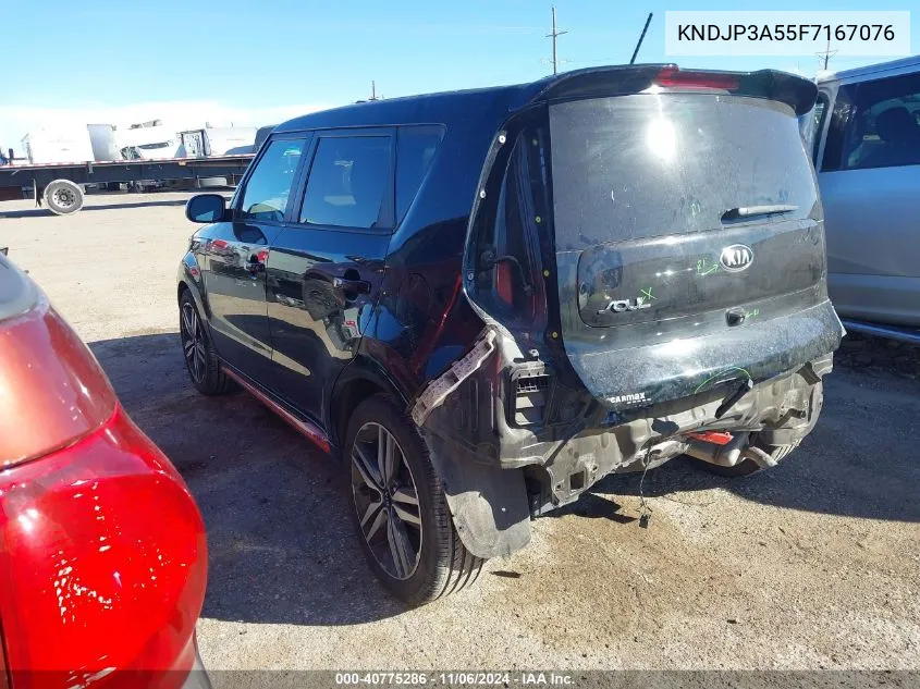 2015 Kia Soul + VIN: KNDJP3A55F7167076 Lot: 40775286