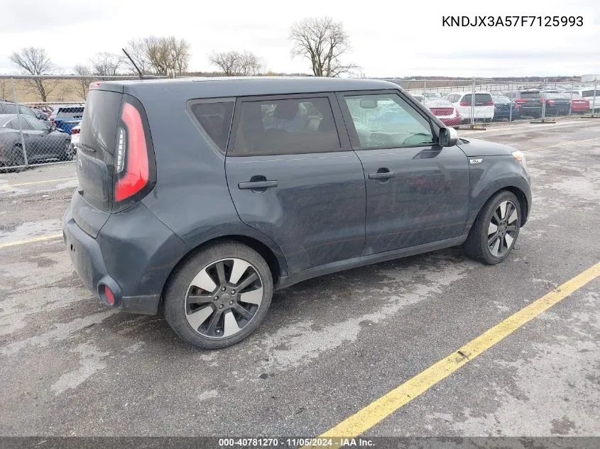 2015 Kia Soul ! VIN: KNDJX3A57F7125993 Lot: 40781270