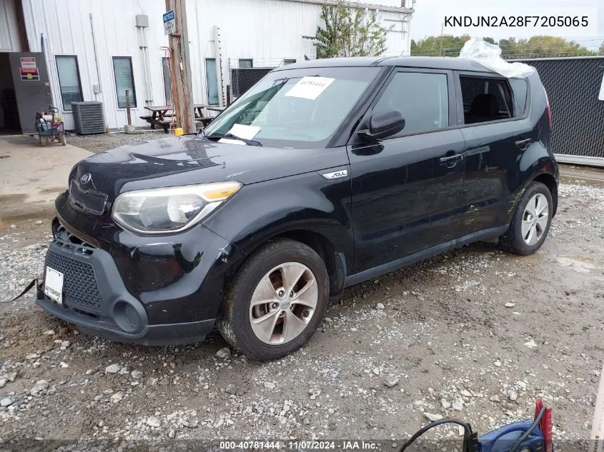 2015 Kia Soul VIN: KNDJN2A28F7205065 Lot: 40781444