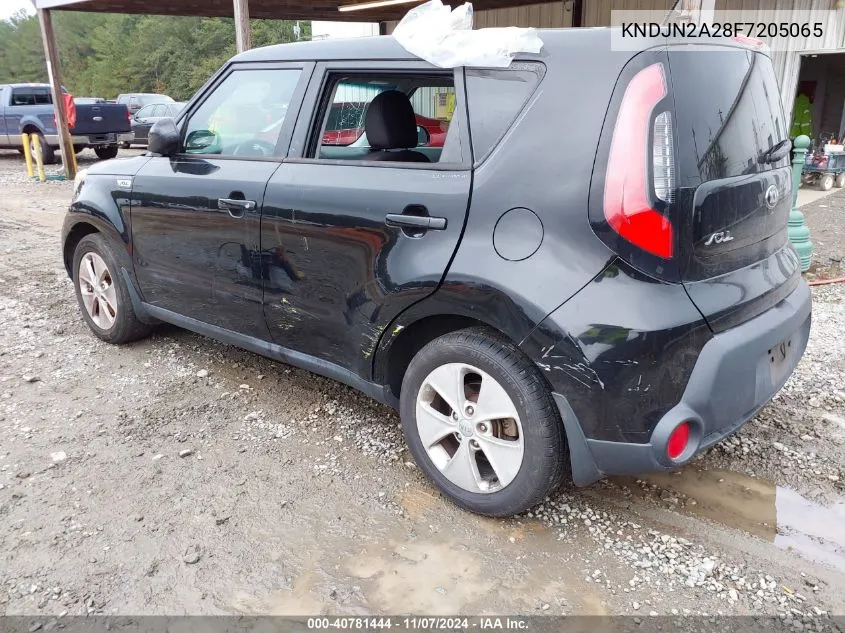 2015 Kia Soul VIN: KNDJN2A28F7205065 Lot: 40781444