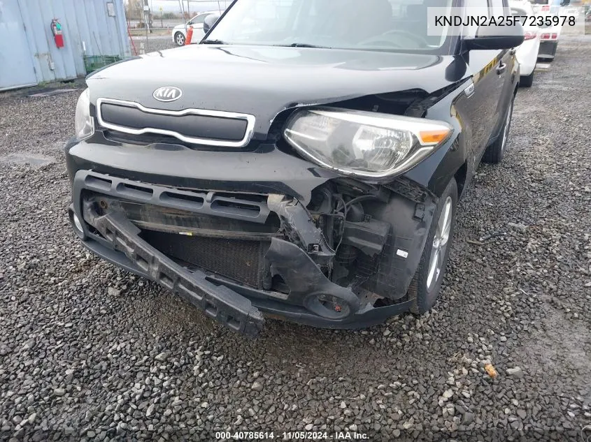 2015 Kia Soul VIN: KNDJN2A25F7235978 Lot: 40785614