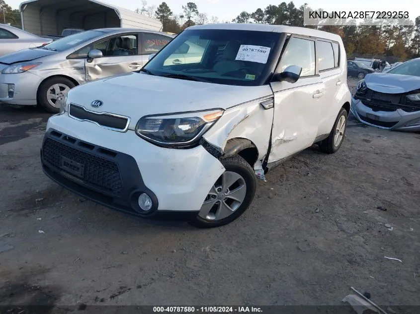 2015 Kia Soul VIN: KNDJN2A28F7229253 Lot: 40787580