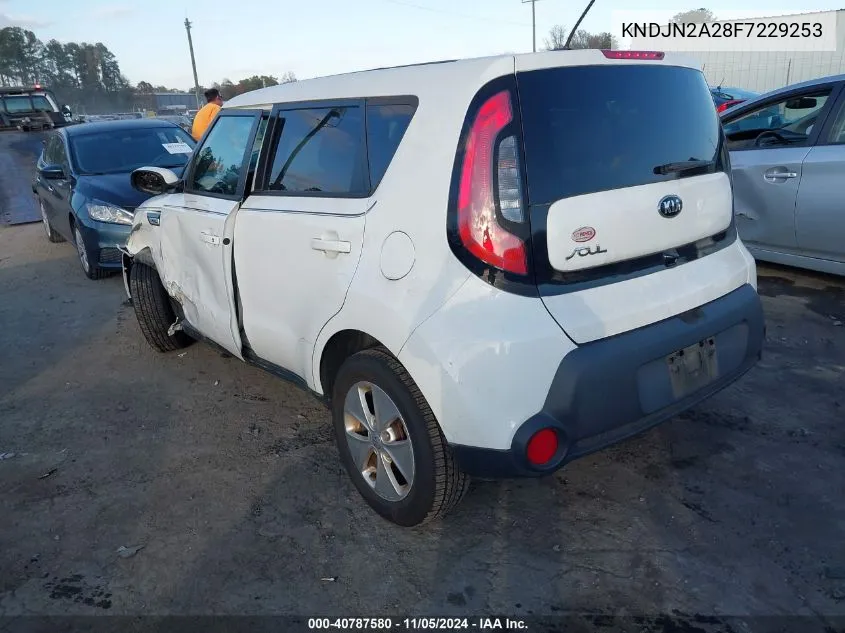 2015 Kia Soul VIN: KNDJN2A28F7229253 Lot: 40787580