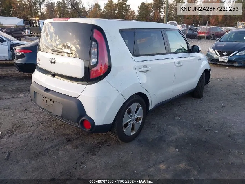 2015 Kia Soul VIN: KNDJN2A28F7229253 Lot: 40787580