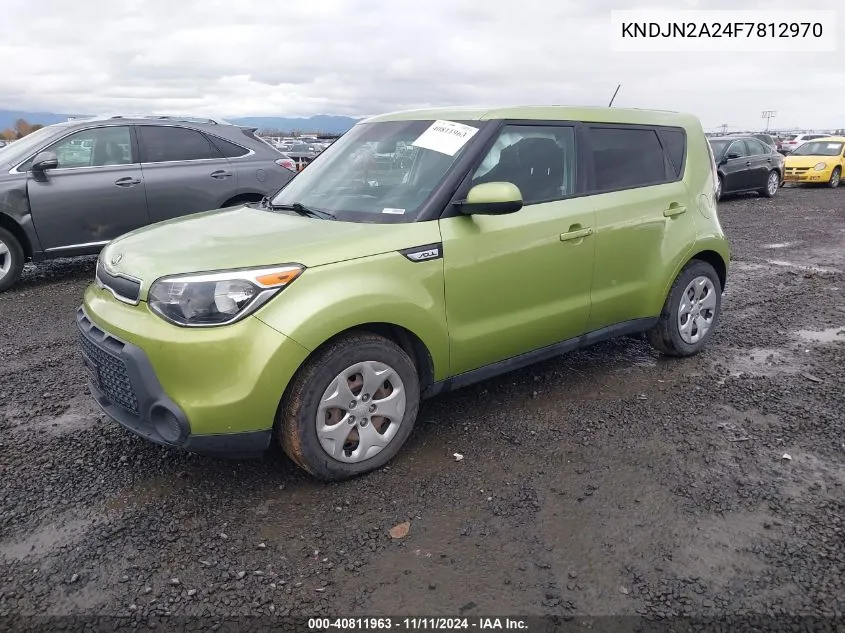 2015 Kia Soul VIN: KNDJN2A24F7812970 Lot: 40811963