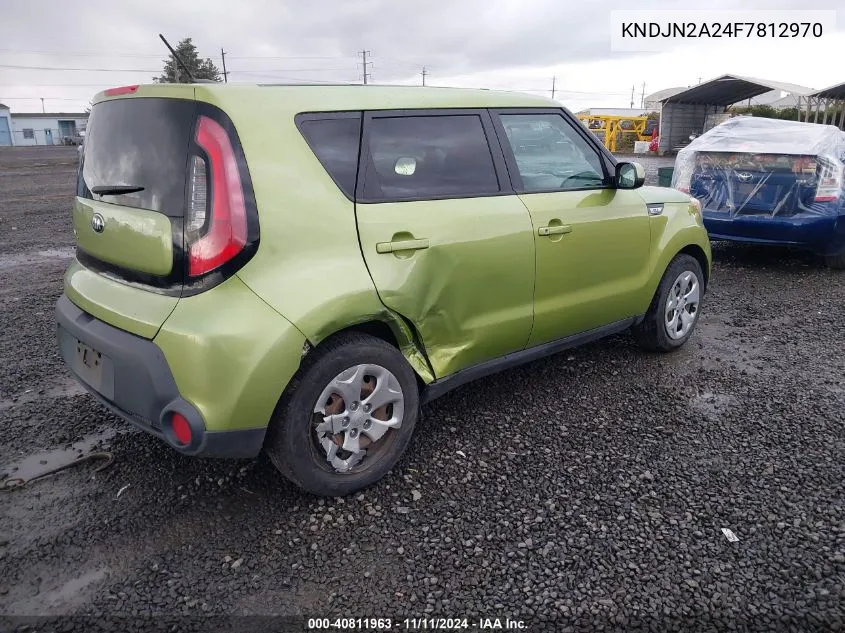 2015 Kia Soul VIN: KNDJN2A24F7812970 Lot: 40811963