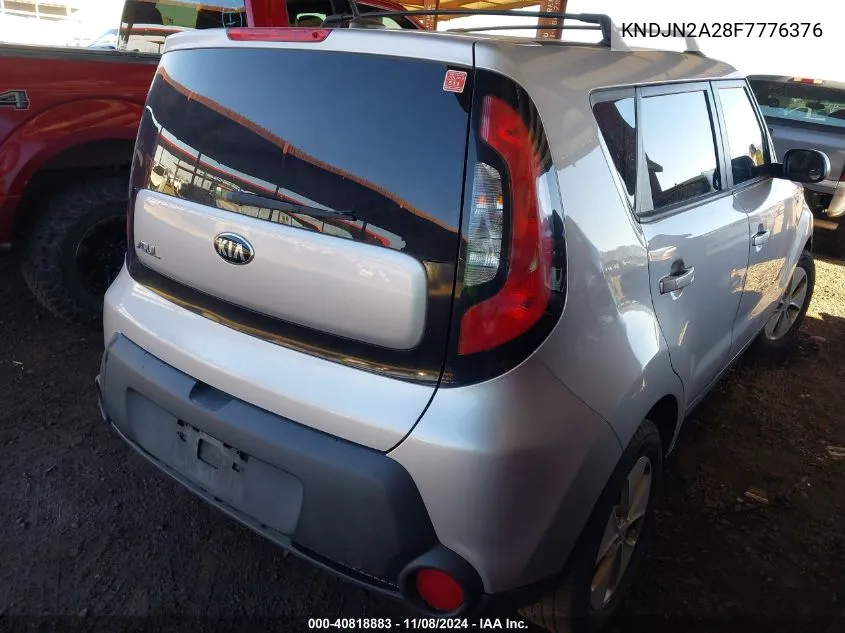 2015 Kia Soul VIN: KNDJN2A28F7776376 Lot: 40818883