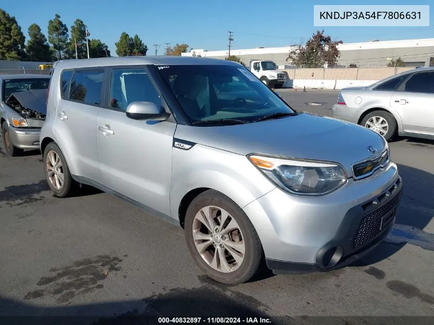 2015 Kia Soul + VIN: KNDJP3A54F7806631 Lot: 40832897