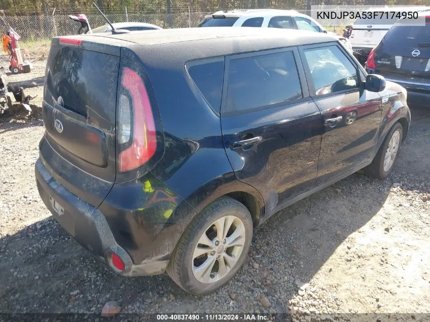 KNDJP3A53F7174950 2015 Kia Soul +