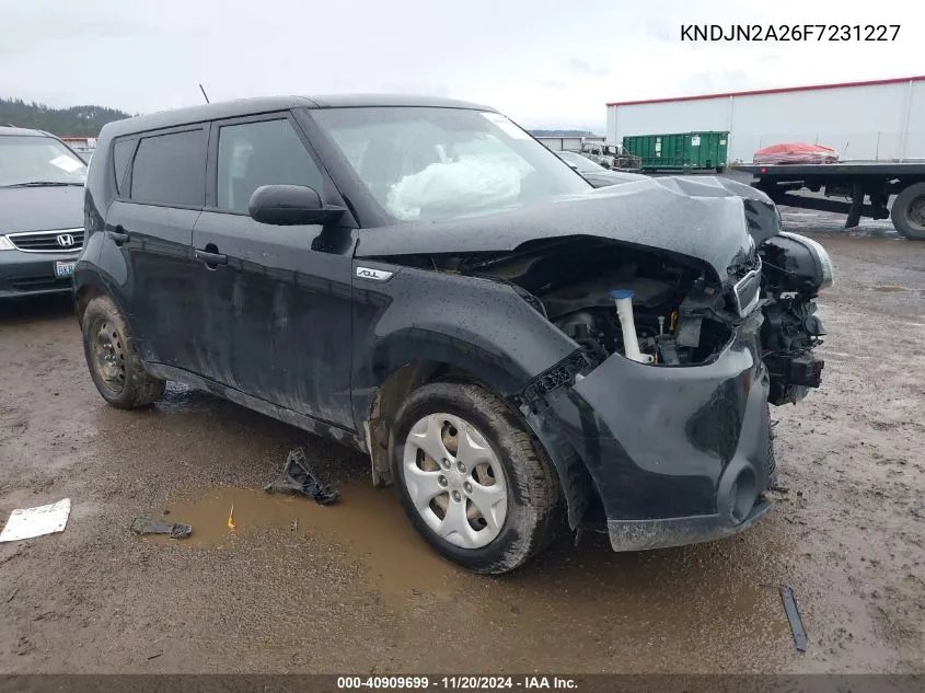 2015 Kia Soul VIN: KNDJN2A26F7231227 Lot: 40909699