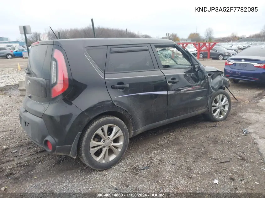 2015 Kia Soul + VIN: KNDJP3A52F7782085 Lot: 40914880