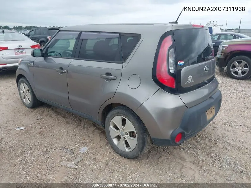 KNDJN2A2XG7311938 2016 Kia Soul