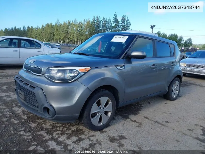 KNDJN2A26G7348744 2016 Kia Soul