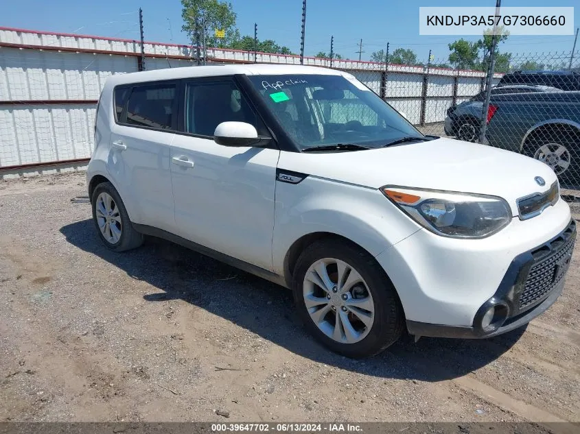 2016 Kia Soul + VIN: KNDJP3A57G7306660 Lot: 39647702