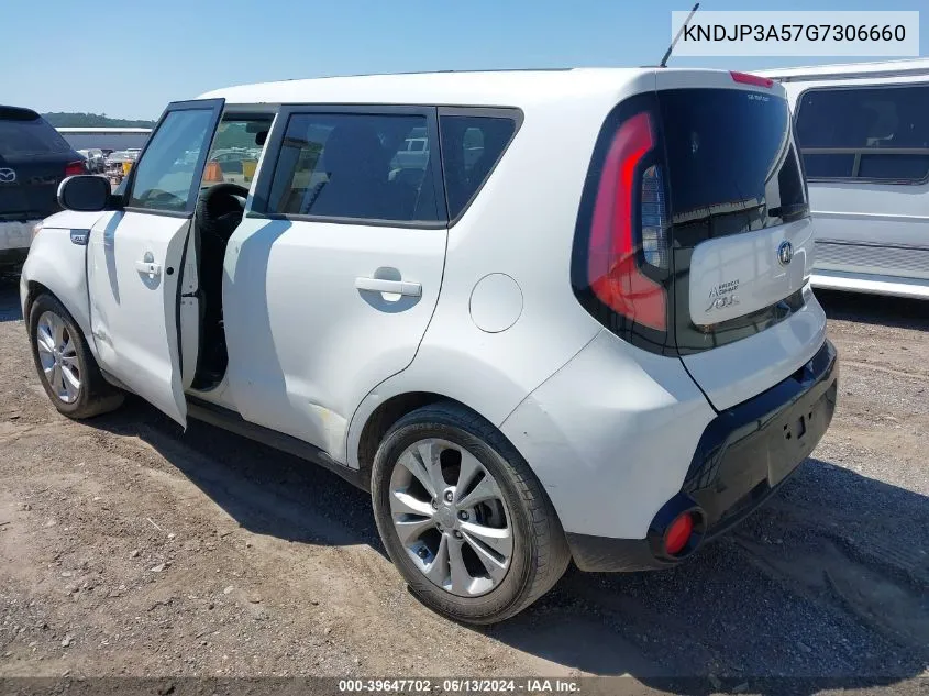 2016 Kia Soul + VIN: KNDJP3A57G7306660 Lot: 39647702