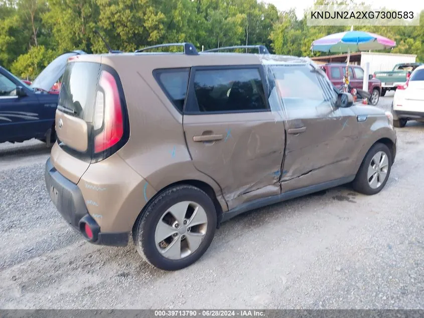 KNDJN2A2XG7300583 2016 Kia Soul