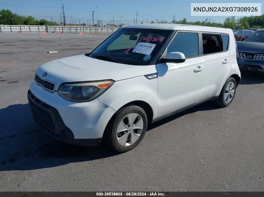 KNDJN2A2XG7308926 2016 Kia Soul