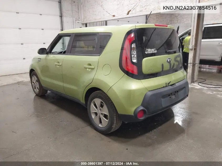 2016 Kia Soul VIN: KNDJN2A23G7854516 Lot: 39801397