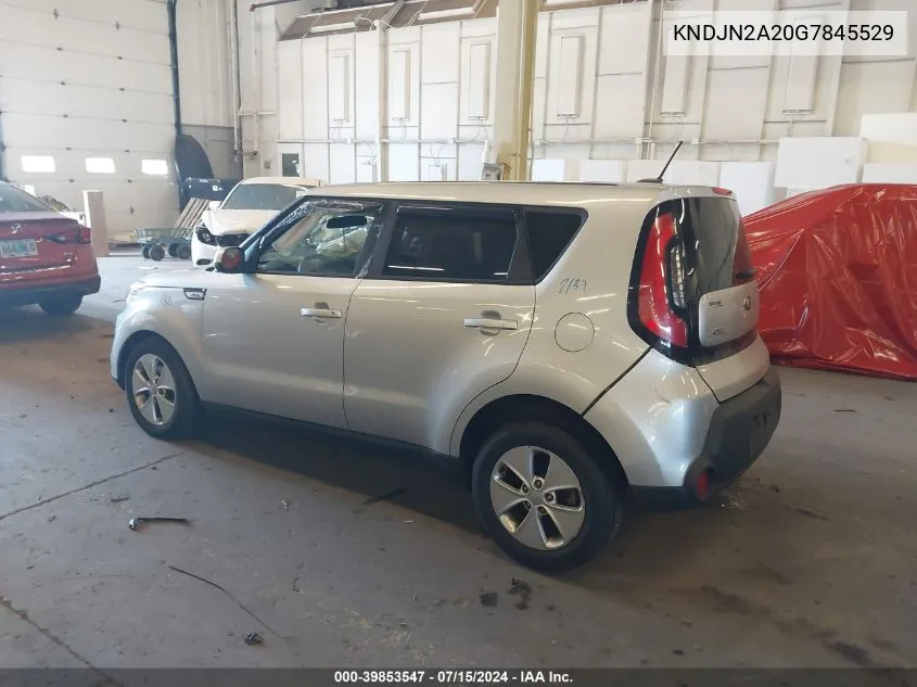 2016 Kia Soul VIN: KNDJN2A20G7845529 Lot: 39853547