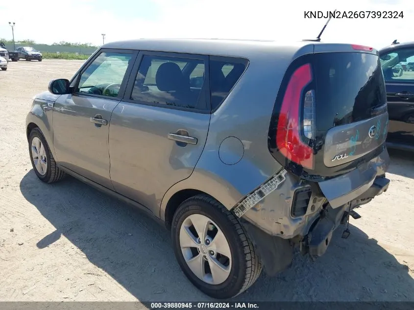 KNDJN2A26G7392324 2016 Kia Soul