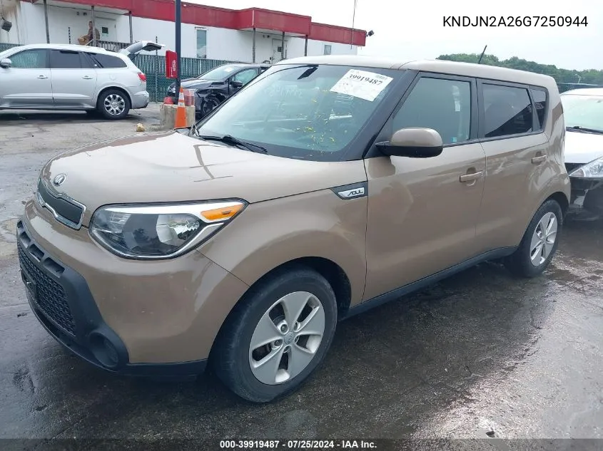 KNDJN2A26G7250944 2016 Kia Soul